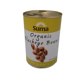 Unbranded Suma Organic Blackeye Beans - (can) 400g