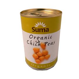 Unbranded Suma Organic Chickpeas - (can) 400g