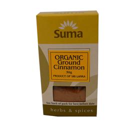 Unbranded Suma Organic Cinnamon Ground - 30g