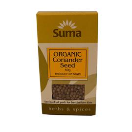 Unbranded Suma Organic Coriander Seed - 40g