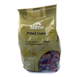 Unbranded Suma Organic Dates - Pitted - 500g