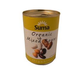 Unbranded Suma Organic Mixed Beans - (can) 400g