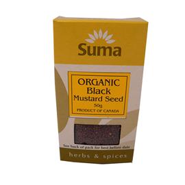Unbranded Suma Organic Mustard Seed Black - 50g