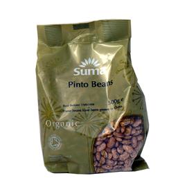 Unbranded Suma Organic Pinto Beans - (dried) 500g