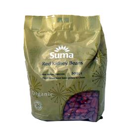 Unbranded Suma Organic Red Kidney Beans - (dried) 500g