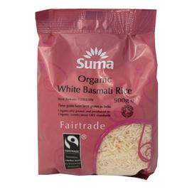 Unbranded Suma Organic Rice - white basmati - 500g