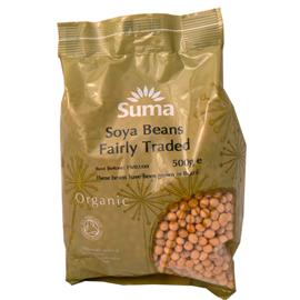 Unbranded Suma Organic Soya Beans - (dried) 500g