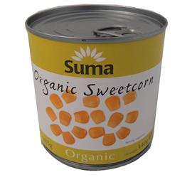 Unbranded Suma Organic Sweet Corn - 326g