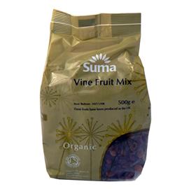 Unbranded Suma Organic Vine Fruit Mix - 500g