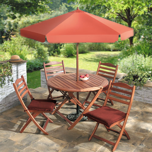 Adorn your garden or patio area with this great value table and chair set. Constructed from quality 