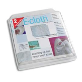2 x Super Sponge E-Cloths  Ideal for washing dishes and glassware  mopping up spills on worktops and