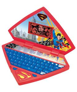 The Man of Steel teaches kids in English and Spanish. This laptop features an all new motion