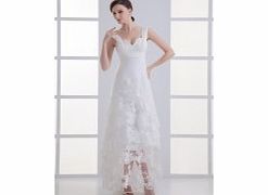 Unbranded Sweetheart Lace Beading Straps Floor-length
