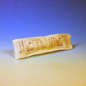 Unbranded Syringe Sterile 50ml Eccentric Luer Slip Pack of 5