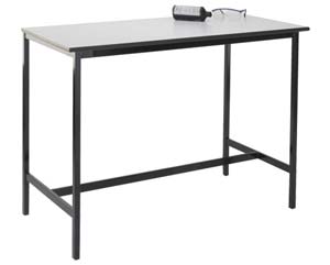 Unbranded T-leg craft table Iroko top