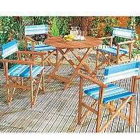 Table & Four Folding Chairs
