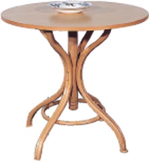 Stylish bistro table for all you cosmopolitans out there. Delightful bentwood design  matching