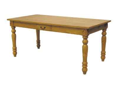 Step back in time with this 6ft banquet table from our fabulous Medieval Pine Range. Distressed