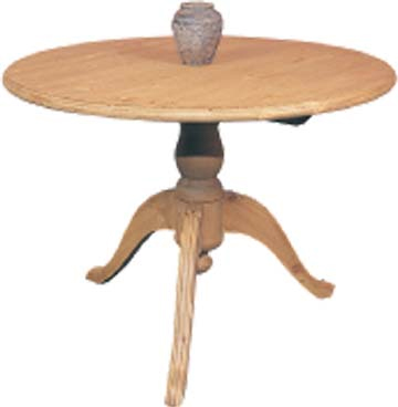 TABLE ROUND 4FT ON PED