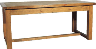 TABLE SHAKER STYLE REFECTORY 6FT