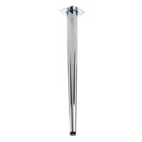 Tapered Table Leg Chrome Plated