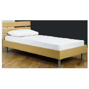 Unbranded Tarranto Single Bed, Beech And Standard Mattress