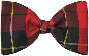 Tartan Bow Tie (Red)