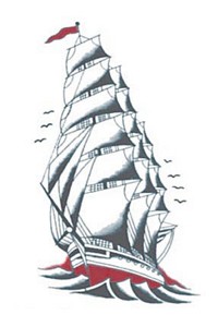 No sailor is complete without a tattoo of his favourite ship. You`ll be all at sea without this