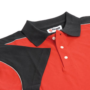 Unbranded Teamwear GT polo - Red/black