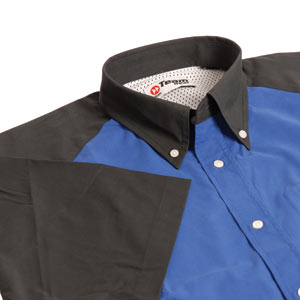 Teamwear Oval shirt is a welcome addition from Teamwear. This royal blue with black contrast rugby s