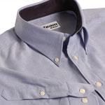 Unbranded Teamwear Oxford Shirt l/slv Light Blue
