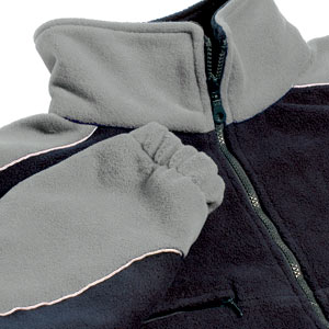 Unbranded Teamwear Pit Stop fleece - Black/grey