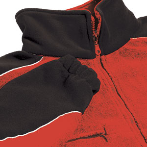 Unbranded Teamwear Pit Stop fleece - Red/black