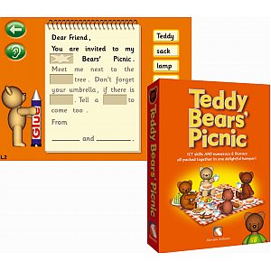 It"s a busy time for Teddy. - He is getting ready for his picnic. There are invitations to be