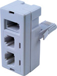 Telephone/Modem TriplexAdaptor ( Triplex Adaptor )