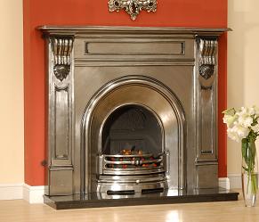 Fully polished Surround
Fully polished cast
Black Granite Hearth
Gas Tray Fire