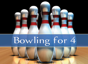 Unbranded tenpin bowling session (for four)