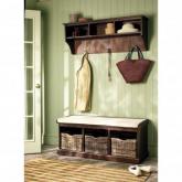 Unbranded Tetbury Hall and Shelf Unit - Tobacco