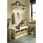 Unbranded Tetbury Hall and Shelf Unit - winter white