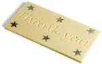 Unbranded Thank You: 10cm X 20cm - White