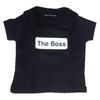 An ideal baby gift product, the t shirt is presented in a pretty transparent gift bag, and tied with