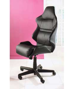The Car Seat; Contemporary Leather Faced Managers Chair