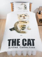 The Cat Single Duvet Cover and Pillowcase