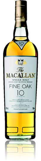 Distilled at the famous Macallan distillery in Speyside, this single malt is carefully matured for a