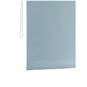 This duck egg blue thermal blackout roller blind helps provide near total blackout from the sun allo