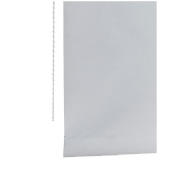 This white thermal blackout blind helps reduce light pollution in your room. Thermal blinds are suit