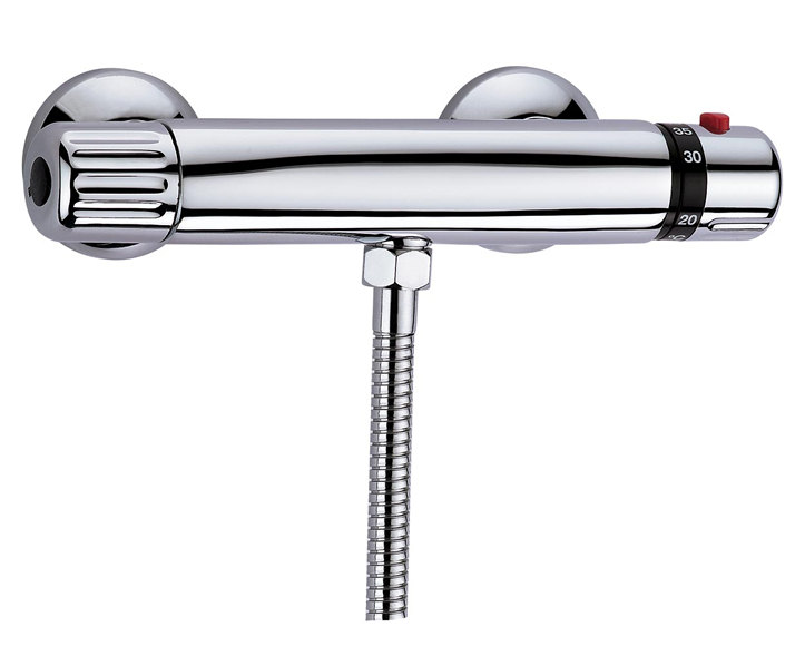 Unbranded Thermostatic Shower Mixer Brass Chrome