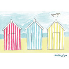 Thinking of You - Beach Huts Card
