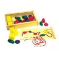 Threading Game Educational Wooden Toy