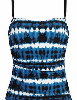 Tankinis are usually designed to get you all covered up but this style goes a bit further and adds some much need glamour to the tankini world. With tie dye effect design, it gives this tankini the edge, with the glamour taken care of, all you need t